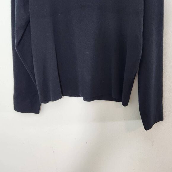 Pinque Black Sweater NWT Size 3X Black Fitted Sweater Square Neck Pullover - Picture 3 of 10